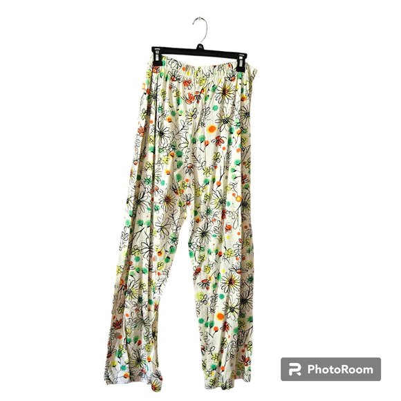 1084  Hue lounge pants XL floral pajama bottoms - Picture 1 of 8